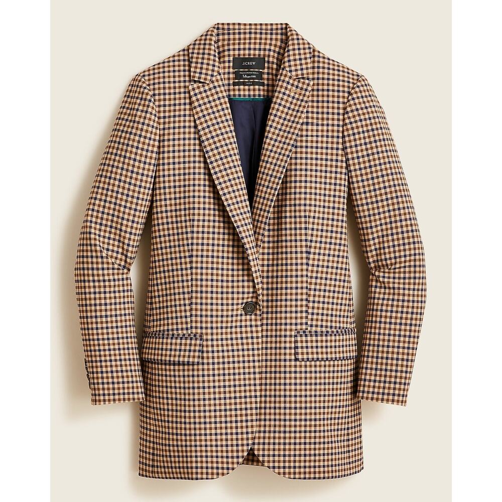 J. Crew Alfie Italian Wool Plaid Blazer - Picture 2 of 11